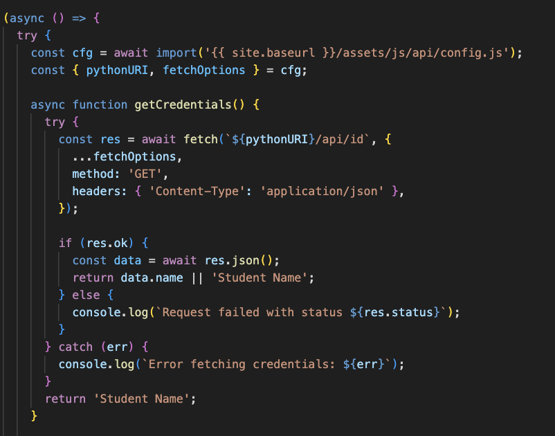 Code Proof Screenshot